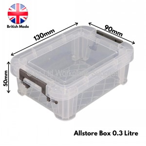 Allstore Plastic Storage Box Size 03 (0.3 Litre)